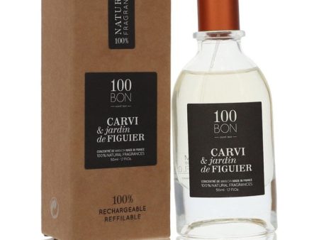 100 Bon Carvi & Jardin De Figuier by 100 Bon Concentree De Parfum Spray (Unisex Refillable) 1.7 oz for Men Sale