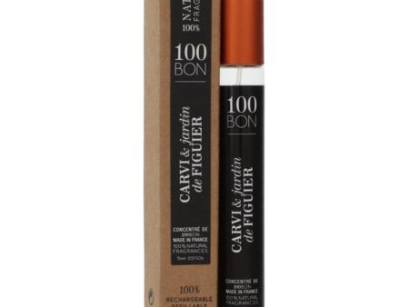 100 Bon Carvi & Jardin De Figuier by 100 Bon Mini Concentree De Parfum (Unisex Refillable) .5 oz for Men Online