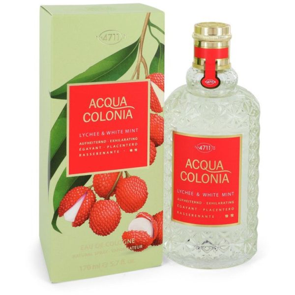 4711 Acqua Colonia Lychee & White Mint by 4711 Eau De Cologne Spray (unisex) 5.7 oz for Women Hot on Sale