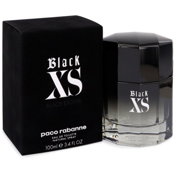 Black XS by Paco Rabanne Eau De Toilette Spray (2018 New Packaging) 3.4 oz for Men Hot on Sale