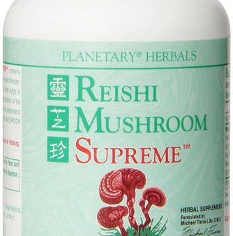 PLANETARY HERBALS - Reishi Mushroom Supreme 650 mg - 100 Tablets For Discount