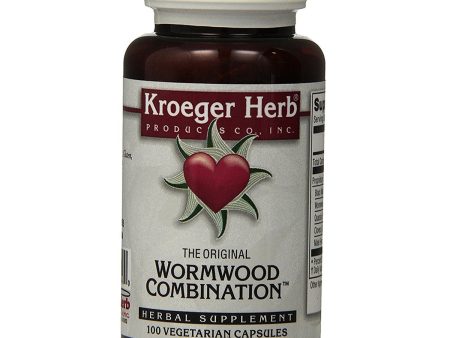 KROEGER - Wormwood Combination - 100 Vegetarian Capsules Fashion