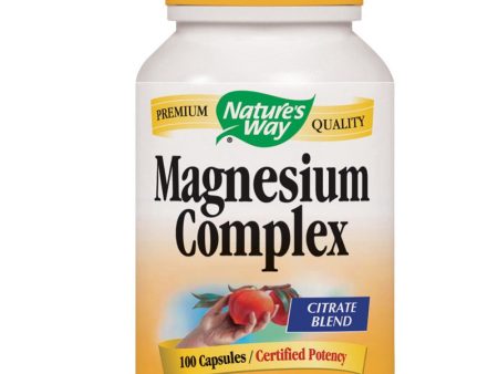 NATURES WAY - Magnesium Complex Citrate Blend - 100 Capsules For Sale