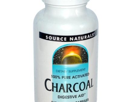 SOURCE NATURALS - Charcoal 260 mg - 200 Capsules For Sale