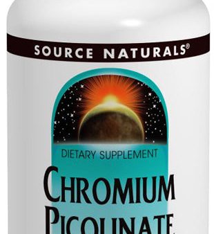 SOURCE NATURALS - Chromium Picolinate 200 mcg - 120 Tablets Fashion