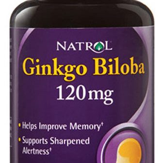 NATROL - Ginkgo Biloba 120 mg - 60 Capsules Fashion