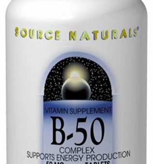 SOURCE NATURALS - Vitamin B-50 Complex 50 mg - 100 Tablets For Discount