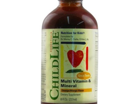 CHILDLIFE - Multi-Vitamin Mineral - 8 fl. oz. (237 ml) Online Hot Sale