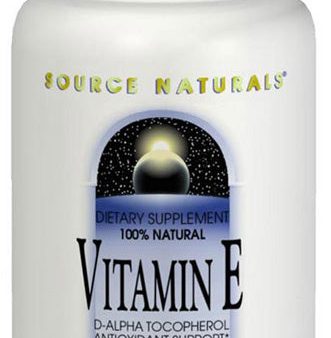 SOURCE NATURALS - Vitamin E  - 100 Tablets Online Hot Sale