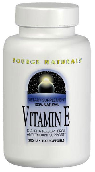 SOURCE NATURALS - Vitamin E  - 100 Tablets Online Hot Sale