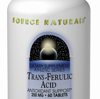 SOURCE NATURALS - Trans-Ferulic Acid 250 mg - 30 Tablets on Sale