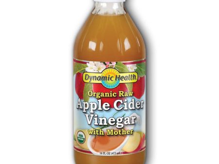 DYNAMIC HEALTH - Organic Apple Cider Vinegar with  Mother  - 16 fl. oz. (473 ml) For Sale